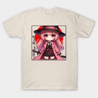 Chibi Samurai Girl - Katana Girls T-Shirt